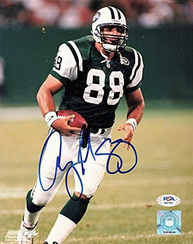 Anthony Becht potpisao je 8x10 Photo PSA/DNA New York Jets Autografirani - Autografirani NFL fotografije
