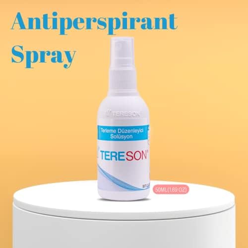 Tereson klinička snaga Antiperspirant sprej za raspršivanje, ručni i stopala, sprej za muškarce i žene 1,69 fl oz dermatološki testirano