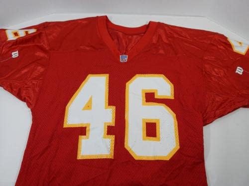 1993. Kansas City Chiefs 46 Igra izdana Red Jersey DP17324 - Nepotpisana NFL igra korištena dresova