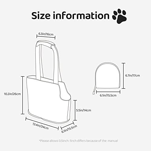 Podstavljena reverzibilna putna torba za kućne ljubimce MBB-NBC-NBC-mrežasta prijenosna mala torbica za pse / mačke