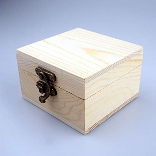 Drvena kutija za nakit za vaš poklon nakit sat nedovršena Drvena kutija za nakit