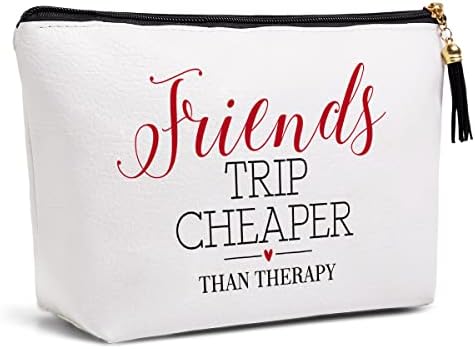 Weekender torbe za žene za vikend torbe za prijateljstvo pokloni bestie pokloni smiješna šminke torbe za putničke pribor za toaletne