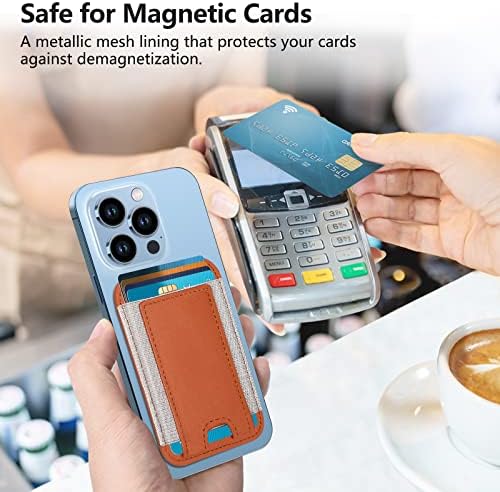 Magnetni novčanik ExtreLife za iPhone kompatibilan sa Magsafe Novčanik za iPhone 14 pro Max, Magnetni držač za telefon velikog kapaciteta