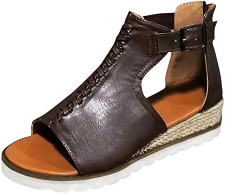 Ljetne sandale za žene široke širine bez klizanja brzog sušenja na petama za pete cipele boho plaže sandale za odmor odmor