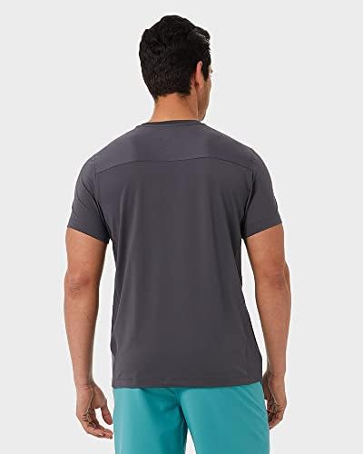 32 stupnja muške mrežne ploče aktivna majica | Opušteno fit | Mesh rame i bočne ploče | Prozračan