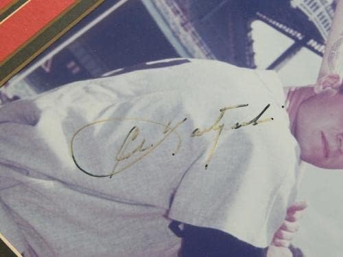 Igra Carl Yastrazemski koristila je Jersey Autograph Coin Highland Mint Coa 'D 41/200 - Autografirani MLB dresovi