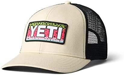 Yeti Rainbow pastrmka Snapback logotip značka kamičnog šešira, krema