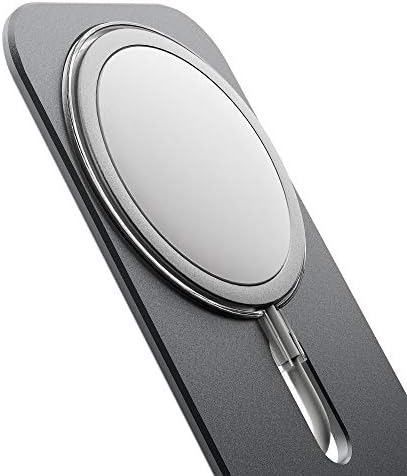 Stanite za magsafe punjač Krorux aluminijski držač za telefon za magsafe punjač kompatibilan s iPhoneom 12 serija - tamno siva