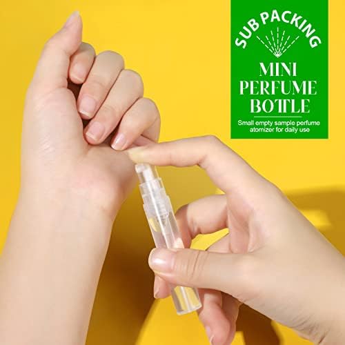 20 kom mini bočica s raspršivačem, plastične bočice s raspršivačem od 5 ml, prozirne bočice s parfemom za višekratnu upotrebu, bočica