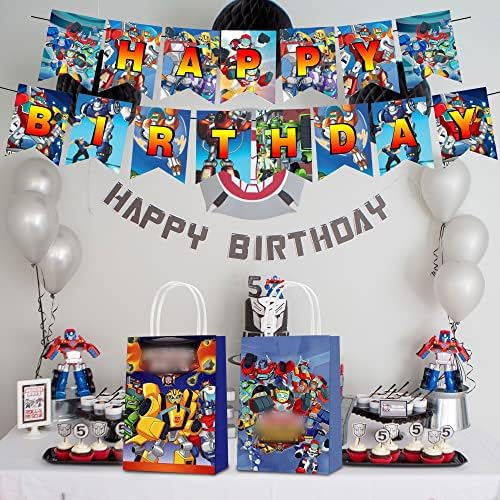 16pcs papirnate vrećice za poklon za zabave 2 stila poklon vrećice za zabave ručke za dječje ventilatore ukrasi za rođendan 16pcs poklon