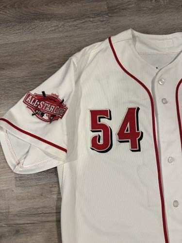 Aroldis Chapman Cincinnati Reds Game koristio je istrošeni Jersey MLB AUTH 2015 ASG Patch - MLB igra korištena dresova