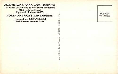 Kamp Jellistone Park-Odmaralište Plimouth, Indiana na originalnoj Vintage razglednici