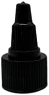 plastične boce od 2 oz-12 pakiranja praznih boca za višekratnu upotrebu-bez njih-esencijalna ulja-aromaterapija / crni poklopac na