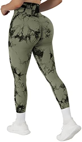 Ruuhee Žene vitalne bešavne konture vježbanja gamaša Scrch Buttle visoki struk Yoga Yoga hlače tajice