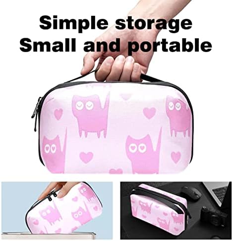 Bešavni uzorak ružičaste mačke Kozmetička torbica za žene Slatka modna torbica vodootporna Kozmetička torbica za šminkanje prostrana
