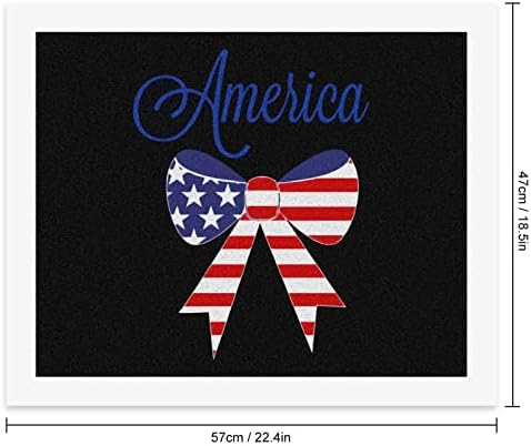 Američka zastava mašna bucket boja po brojevima akrilni slikarski setovi zidne umjetničke slike za uređenje doma dnevni boravak ured