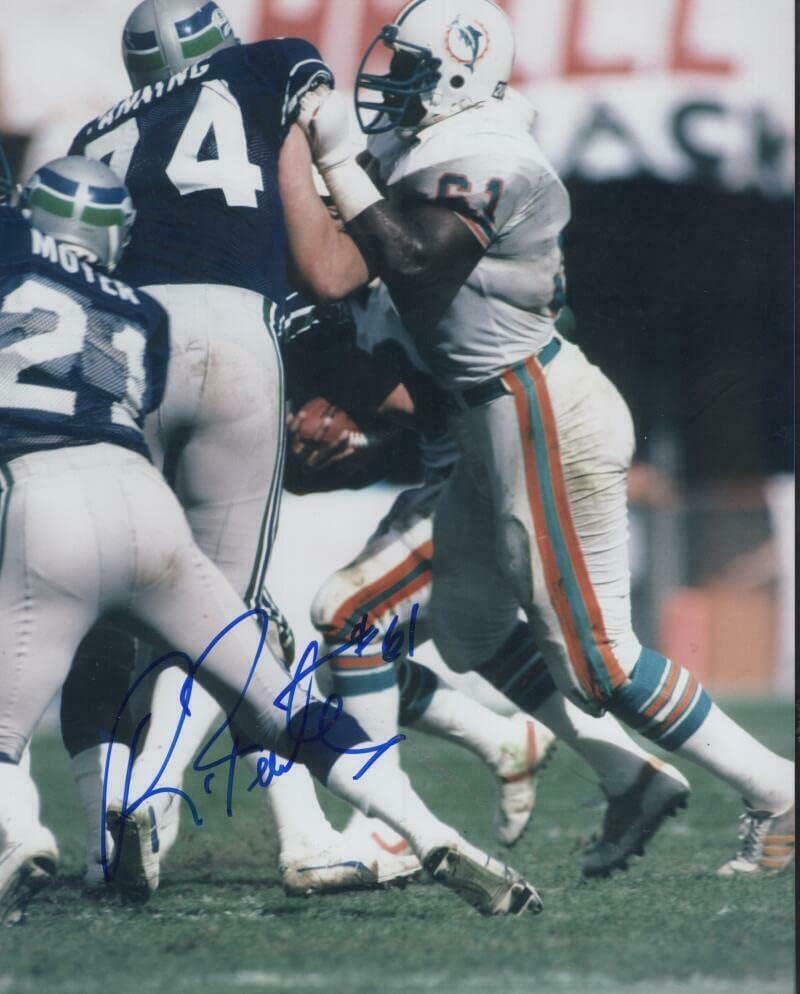 Roy Foster Miami Dolphins potpisao Autografirani 8x10 Fotografija W/CoA - Autografirane NFL fotografije