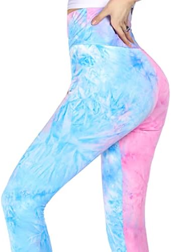Glitersis ženskog četka s nogavicama s visokim strukom uzorka uzorka trbuh u obliku trbuha, a trčanje 4 -smjera za rastezanje joga