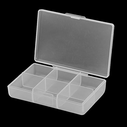 Aexit plastični dijelovi Organizatori Alatora komponenta kutije za pohranu kućišta 2pcs Clear