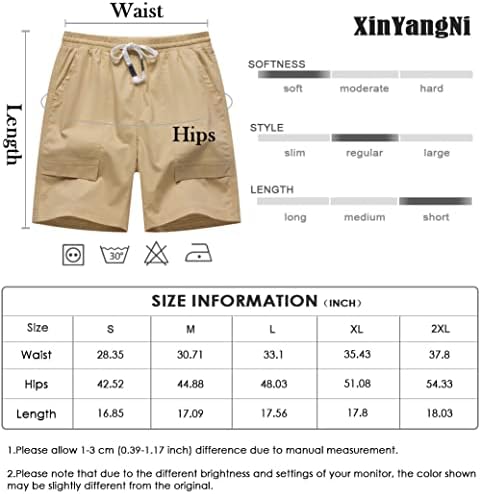 Xinyangni ženske casual kratke hlače opuštene fit pamučne lagane teretne kratke hlače na otvorenom
