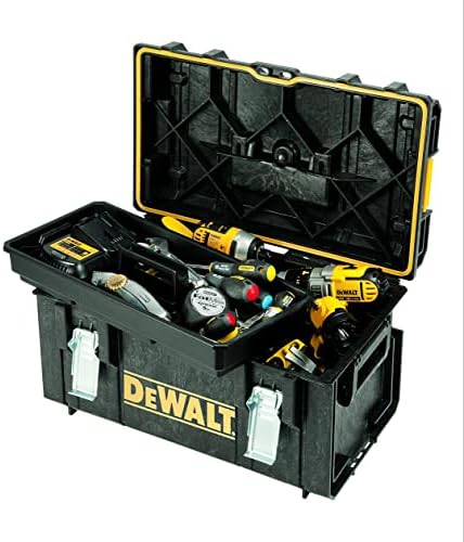 Dewalt 1-70-322 Čvrsta kutija za skladištenje sustava, medij, kutija s alatima, IP65, otporan na prašinu, vodootporan, dizajn, veranda,