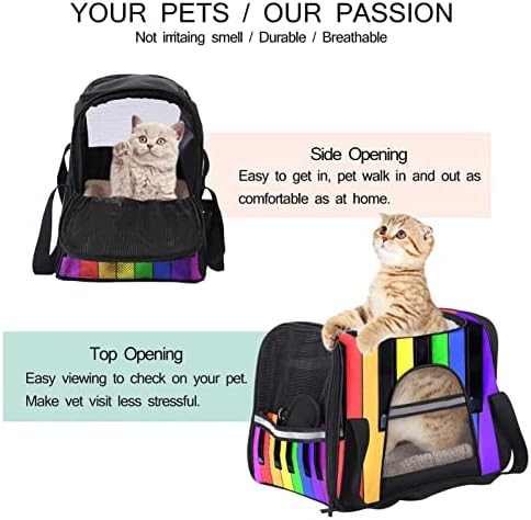 Nosiljka za kućne ljubimce s mekanim stranama za kućne ljubimce za mačke, pse, prijenosna sklopiva torba za kućne ljubimce odobrena