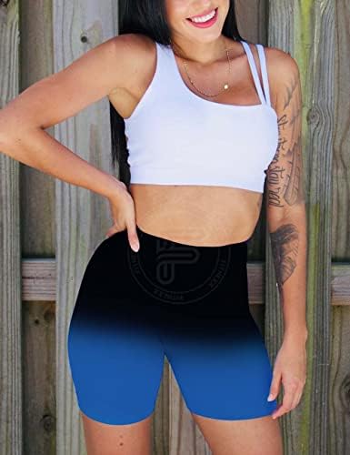 Fitnexx ženski tik tok visoki struk bešavni Scrunch plijen kratke hlače za dizanje joge brazilske kratke hlače