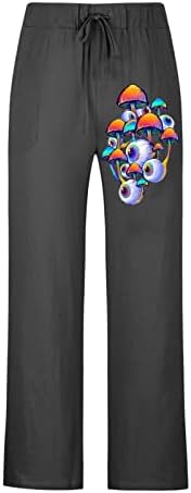 Muške ležerne pamučne lanene hlače povremene ljetne hlače s elastičnim strukom muške lanene pamučne hlače jogger joga hlače