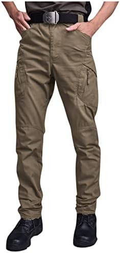 Muške fleksibilne kamuflažne taktičke hlače, multi-džepove otporne na rastezačke hlače, lagane radne hlače za planinarenje