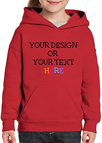 Personalizirani hoodie za dječake djevojčice Djeca Custom Custom Slika Tekst Tekst Fotografije prednje i stražnje mogućnosti ispisa
