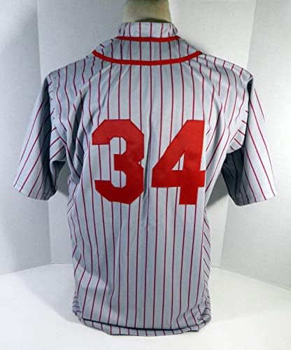 2002 Pittsburgh Pirates Crawfords Kris Benson 34 Igra izdana siva dresa TBTC - igra korištena MLB dresova