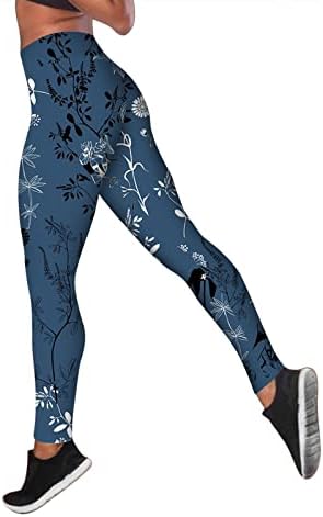 Wybaxz 2022 Ženske duge gamaše hlače za Valentinovo tiskane visoki struk mršave joga hlače razrađuju sportske hlače Neopterećenost