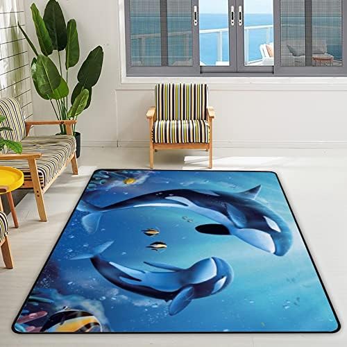 Puzanje zatvorenog tepiha igra Mat Mat Mat A Predoravi kitovi ubojica Ocean za spavaću sobu za dnevnu sobu obrazovni vrtić podne prostirke