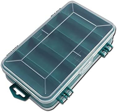 13 rešetki plastična kutija za skladištenje alata Prozirni dvostrani organizator alata za vijke matice Alati mali dijelovi zeleni