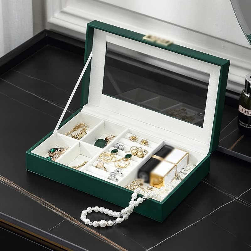 ; Kutija za nakit za prozor ogrlica ušne ukosnice magnetska apsorpcijska kutija za nakit stolna kutija za pohranu nakita