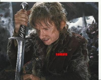 The Hobbit: neočekivano putovanje Martin Freeman Bilbo Baggins Mač 8 x 10 pH