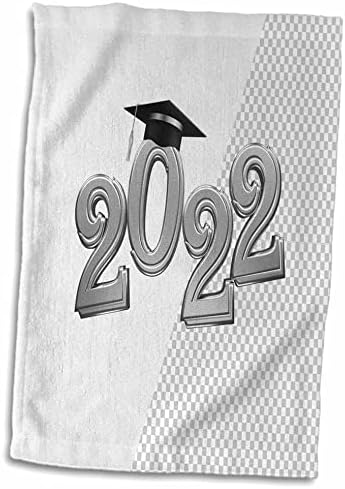 3Drose - Dizajn diplomiranja Beverly Turner - Slika kapice za diplomiranje na 0 metalnog srebra 2022 - ručnici