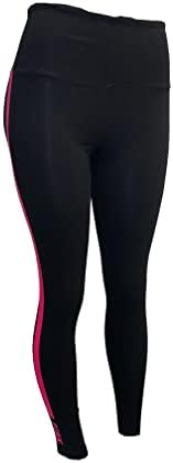 Victoria's Secret Pink Active Visoki struk puna dužina pamučne noge crne veličine velika nova nova