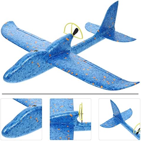 Toyvian leteći avion igračka zrakoplova Igračke pjena pjenasta jedrilica ručna ruka za bacanje zrakoplova na otvorenom inercija leteći
