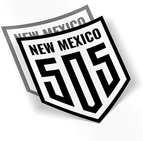 505 Pozorni kod NM Naljepnica Set: 5 x 6 inča Novog Meksika Kodeks naljepnice za vinilne naljepnice za vrijeme prozora za automobil